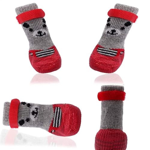 Hundepfotenschuh – Wasserdichter rutschfester Welpenschuh | verstellbarer Riemen für Hunde | atmungsaktive Hundeschuhe | rutschfeste Welpenschuhe | Pfotenschutzschuhe für heiße Gehwege für große