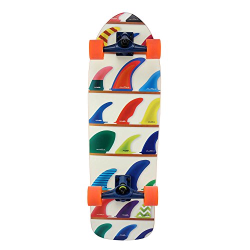 Miller SURFSKATE WHEELS&FINS 32" S01SS0005 Surfskate Skateboard