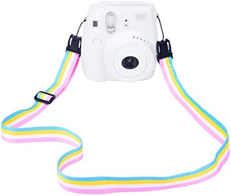 Sunmns Camera Neck Shoulder Strap Compatible with Instax Mini 13 12 11 9 8 90 41 Instant Film Camera, Rainbow