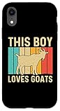 iPhone XR Funny Goat For Boys Kids Farm Animal Lover Goat Whisperer Case