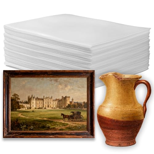 30Pack Large Foam Pouches 18x22 Inch, Cushion Foam Pouch for Fragile Items, Packing Supplies for Dishes, Books, Photo Frames and Canvas Artwork, Plate Packing Sleeves for Moving,Storage and Shipping