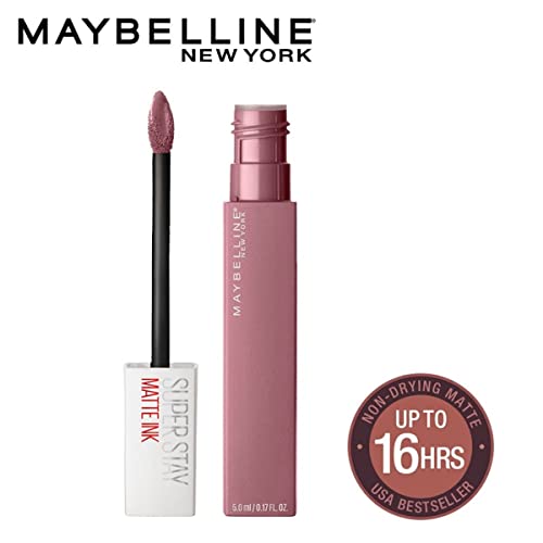 Image of Maybelline New York Super Stay Matte Ink Liquid Lipstick, 95 Visionary, 5g