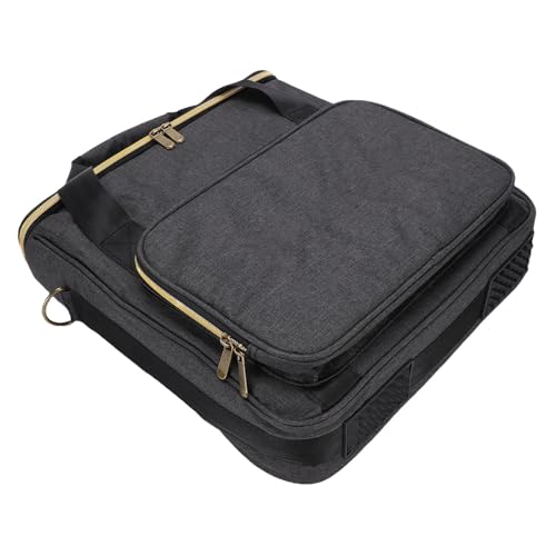 Bolsa de Transporte para Discos Cryfokt, almacenamiento portátil de 13x3.2x12.6in en tela catiónica