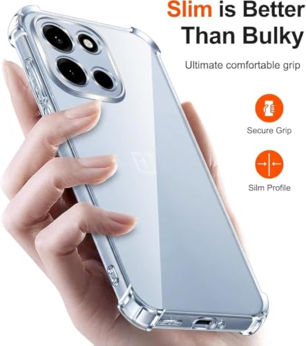 Image of Lustree Nord CE 6,Back Cover Compatible with OnePlus Nord 6 5G|with Ai Button 4 Corner Air Cushion Protection & Camera Protection | Slim & Stylus Cover OnePlus Nord CE 6 / Nord 6
