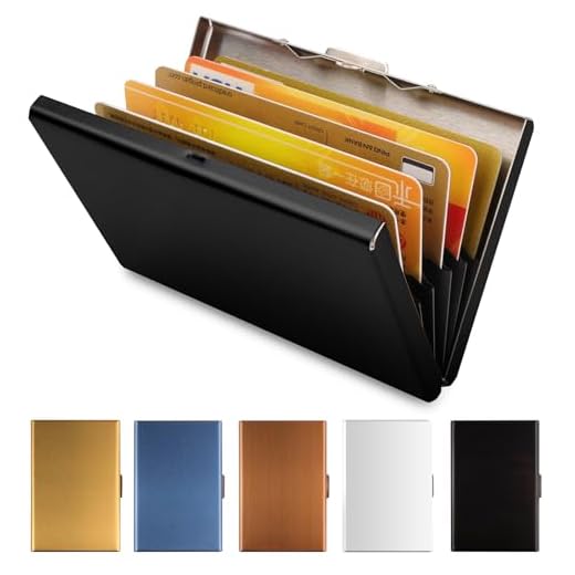 Full Moon Uhr Halskette, Mond Anhänger Uhr Moon Schmuck versilbert Glas Dome Anhänger rund mit Geschenk Tüte 10 Vicloon Kartenetui Kreditkarten, 1 Stück RFID Blocking Kreditkartenhülle Kreditkarten aus Aluminium, Visitenkarten Etuis 6 Fächer, RFID & NFC Schutz Kreditkartenetui für Damen, Herren - Schwarz