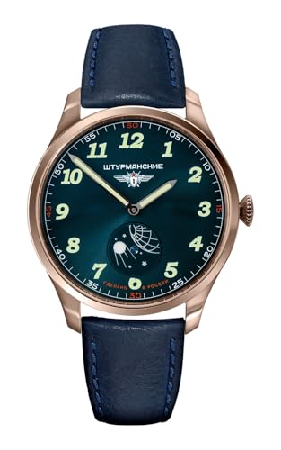 Montre Sturmanskie Satellite Sputnik Heritage 6819421 en cuir de qualité