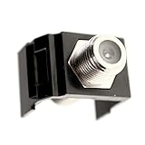 Pass & Seymour Legrand 364292-05 Anyport Modular F Connector, Cable Jack, Black (10 Pack)