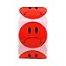Hybsk Red Sad Face Frowned Unhappy Stickers 1.5