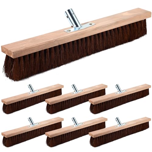 Image of Vesici 6 Pcs Deck Brush Heads 19.7 x 2.4 Inch Heavy Duty Replacement Wide
