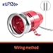 Rilfyzop Industrial Motor Alarm System with 110dB Siren, 0.65A Rated Current, Overheat & Fault Detection, Emergency Alert for Industrial Equipment AC 110V