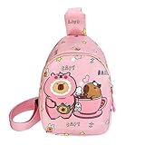 【Bandoulière multifonctionnelle】Ce Capybara Sacs bandoulière pour filles, doté d’une bandoulière ajustable, allie style et fonctionnalité, et peut être portée confortablement en bandoulière ou portée comme une sac poitrine.