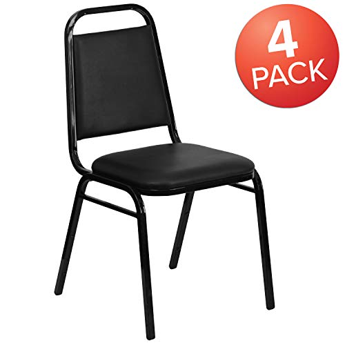 Flash Furniture 4-FD-BHF-2-GG Hercules Series Trapezoidal Vinyl Banquet And Event Chairs thumb #3