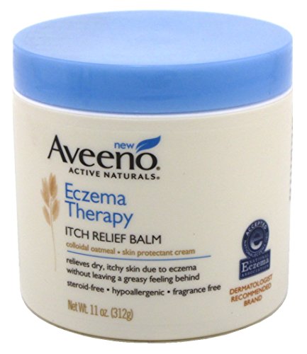 Aveeno Eczema Therapy Itch Relief Balm 11 Ounce Jar (325ml) (3 Pack)