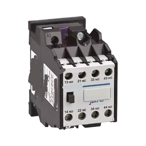 Contactor auxiliar JZC1-44 de 220V CA con ocho contactos para control industrial