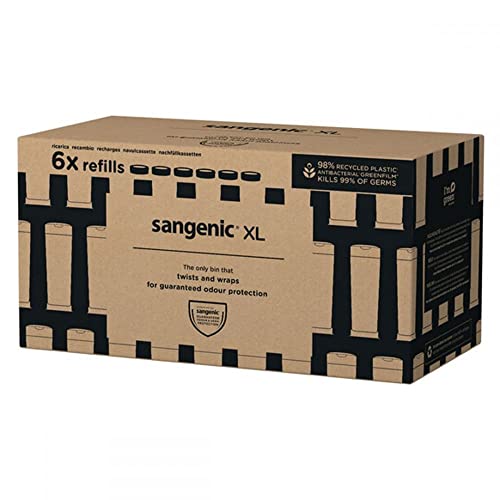 Cubos de basura para pañales y recambios marca Tommee Tippee. Modelo XL Cassettes x6