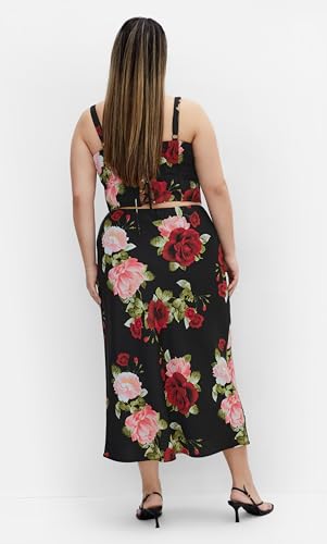 City Chic Women's Plus Size Skirt-Cherie Print2