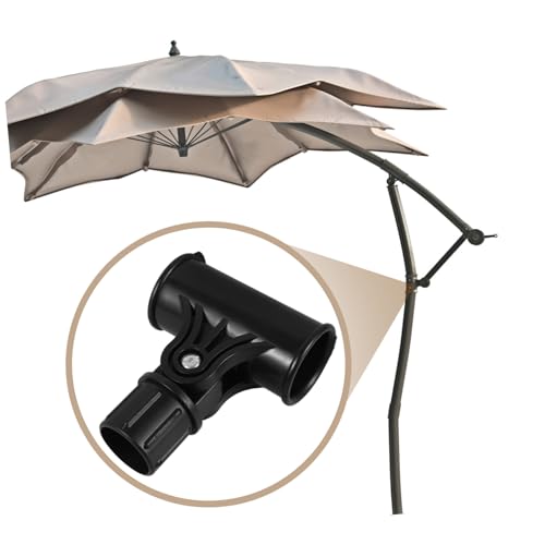 Parasol accessoire de support de direction noir pour mât et fixation