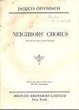Neighbors' Chorus SATTB & Accompaniment from La jolie Parfumeuse