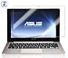 11.6-Inch Anti-Glare Matte Finishing TouchScreen Protector Guard Film Cover Skin for Asus Vivobook S200E Q200 X202E 11.6" Touchscreen Laptop (2-Pack)