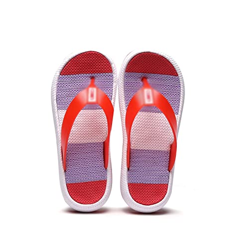 Slippers pour femmes pour la plage et balades d'été en sandales légères à rayures