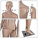 Female Mannequin Full Body Adjustable Mannequin Torso Dress Form with Metal Base 69inches