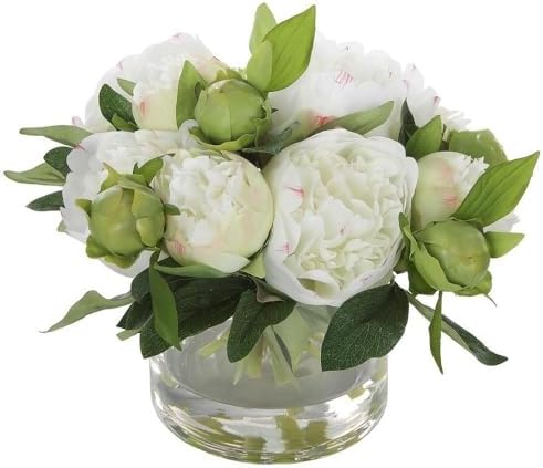 Uttermost Garden Peony - Bouquet-7 Inches Tall and 10.25 Inches Wide