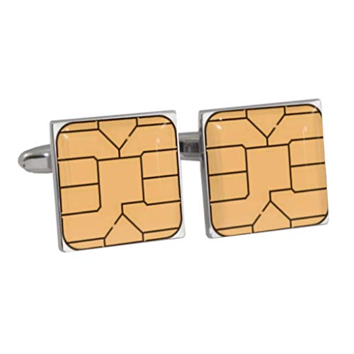 Preisvergleich Produktbild Manschettenknöpfe im SIM-Karten-Design