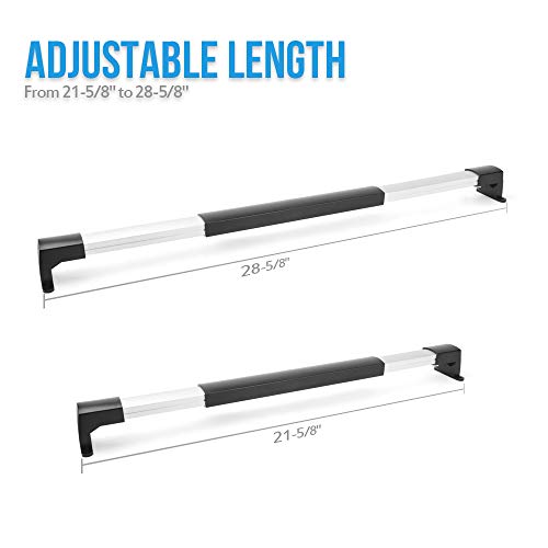 SnowyFox Alça transversal para porta de tela para trailer, alça ajustável de 54 a 71 cm, universal p