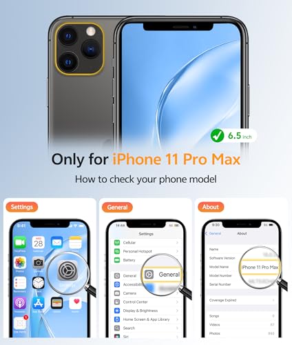 Image of FNTCASE for iPhone 11 Pro Max Case: [Compatible with Magsafe] Translucent Matte Magnetic Phone Cover - Military Grade Drop Protection Shockproof Protective for iPhone 11Pro Max 2019 Cases - Blue