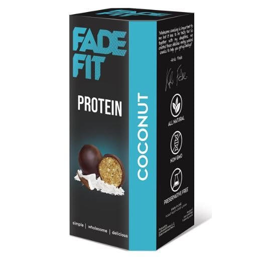 Fade Fit - Bolas de proteína de coco (30 gm)