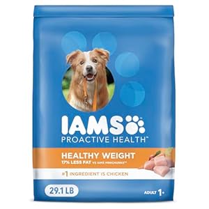 IAMS Proactive Health Healthy Weight Control Adult Dry Dog Food with Real Chicken, 29.1 lb. Bag