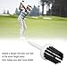 GRCFUMO 10 Pcs Tees Brush Type, Tee More Distance Brush, Plastic Brush, Unbreakable Tee Brush, More Distance and Low Resistance for Driver Training (White Black Hair)