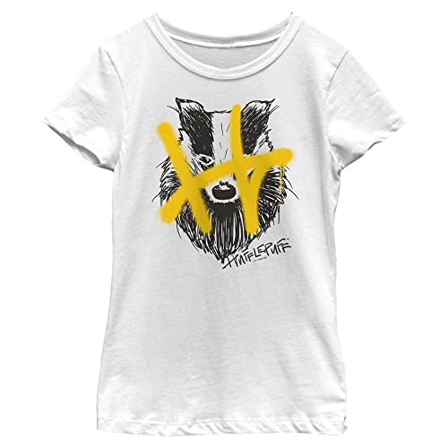 T-shirt Harry Potter Poufsouffle fille coton anti-irritation motif blaireau