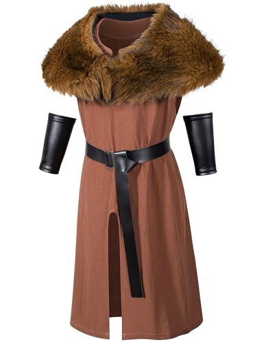 Disfraz medieval renacentista para niño 10-11 años miniatura 3