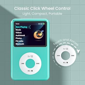 Y1 MP3 Player With Bluetooth - 128GB HiFi Walkman, 2.4" Screen, Supports 21 Audio Formats, FM Radio, Long Battery Life, Perfect For Music & Audiobooks