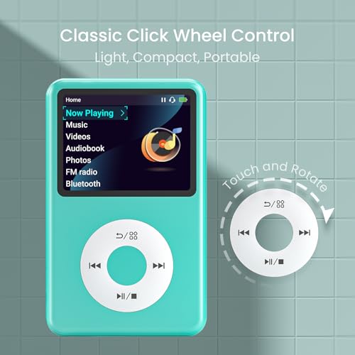 Image of Y1 Mp3 Player with Bluetooth 128G Innioasis Version Upgrade Portable Mini HiFi Sound Bluetooth Digital Music Player 2.4 inch Screen Nice Gift for 2025 Green