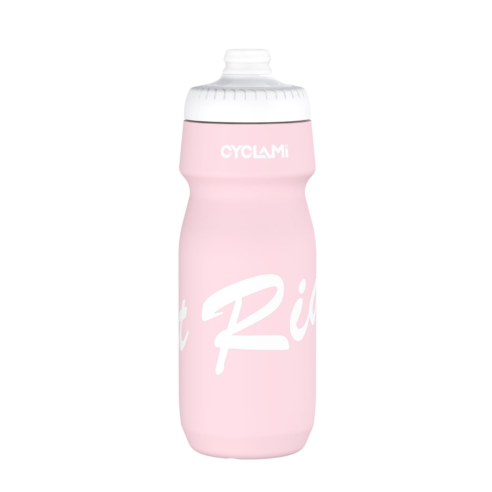 Bicycle Drink Bottle Squeeze Bottle Cycling Sports Outdoor Road Bike Drink Bottle Leak Proof Water Bottle 650ml 61.8g (Pink)