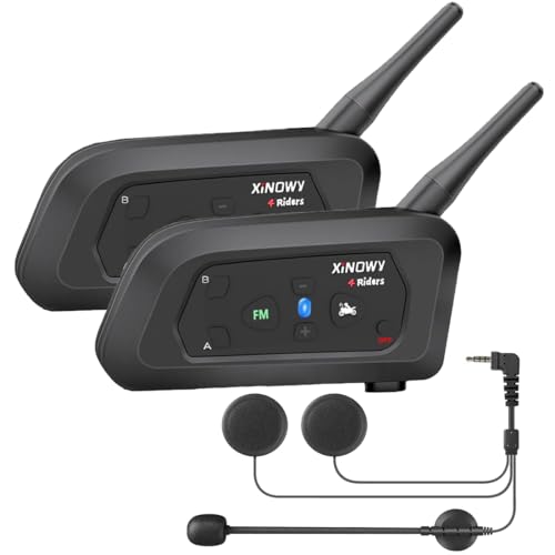 車のパーツ 4 Riders Interphone - V4 Amazon.co.jp: Mihono 4Riders Interphone バイク用 インカム V4 昇級