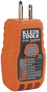 Klein Tools ET310TRANS ET310 Circuit Breaker Finder Replacement Transmitter, Digital Circuit Breaker Finder, Integrated GFCI Outlet Tester