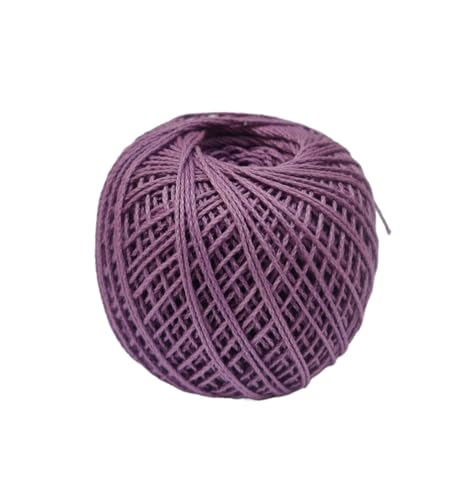 Image of Prapti Handicrafts 3ply Cotton Crochet and Knitting Thread Yarn for Craft Project (Pastel Purple)