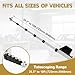 Telescoping Measuring Tram Gauge, 10 Feet High Precision Auto Body Frame Machine Measuring Ruler for Car Repair Tram Gauge Construction, Machinery Maintenance | Aluminum