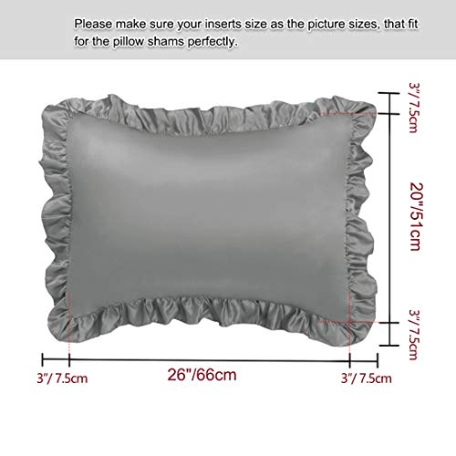 Taies d oreiller en satin gris pour protéger vos boucles