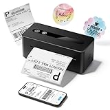 [2025 New Version] Meet the 2025 Upgraded Bluetooth thermal label printer. The 2411bt thermal label printer is designed with the advanced thermal print head, this powerhouse delivers unmatched speed and precision. Weighing just 440g , it’s the most l...