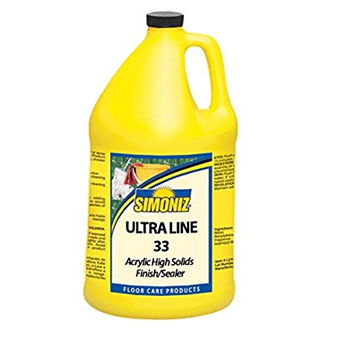 Simoniz Ul0700004 Ultra Line 33 Acrylic High Solids Finish And Sealer, 1 Gal Bottles Per Case (Pack Of 4) #TOP6