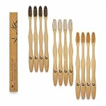 BOULTON Bamboo Toothbrushes Soft Bristles – Pack of 12 | Eco Friendly Natural Wooden Toothbrush | Organic Biodegradable Handle | Plastic Free | BPA Free Tooth Brushes | Tooth Brush Multipacks