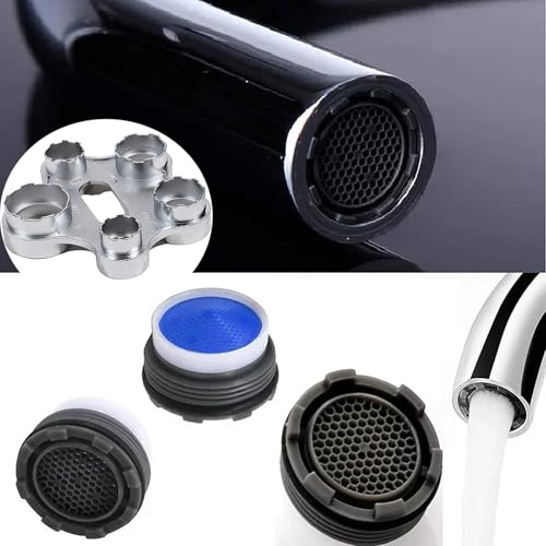 10 in 1 Faucet Aerator Removal Tool, Universal Metal Wrench for Bathroom or Kitchen