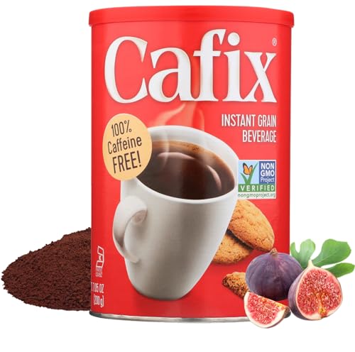 Cafix All Natural Instant Coffee Substitute & Alternative, 7.05oz (Pack