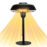 Star Patio Electric Patio Heater, Tabletop Heater, 1500W Infrared Outdoor Heater With UFO Shape Sand