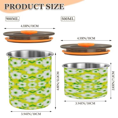 Envase de acero inoxidable para almacenamiento de café 500ml miniatura 2