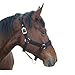 NIUTRIP Horse Halter with Wool Lining, Adjustable Halter for Horses Satin Hardware to Prevent Friction, Breakaway Halters for Horses,Perfect for Traction and Performance